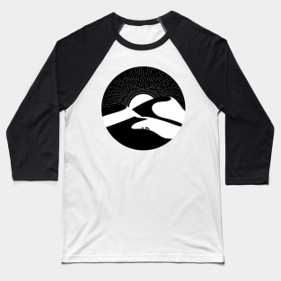 Camelcade crosses sandy dunes Baseball T-Shirt